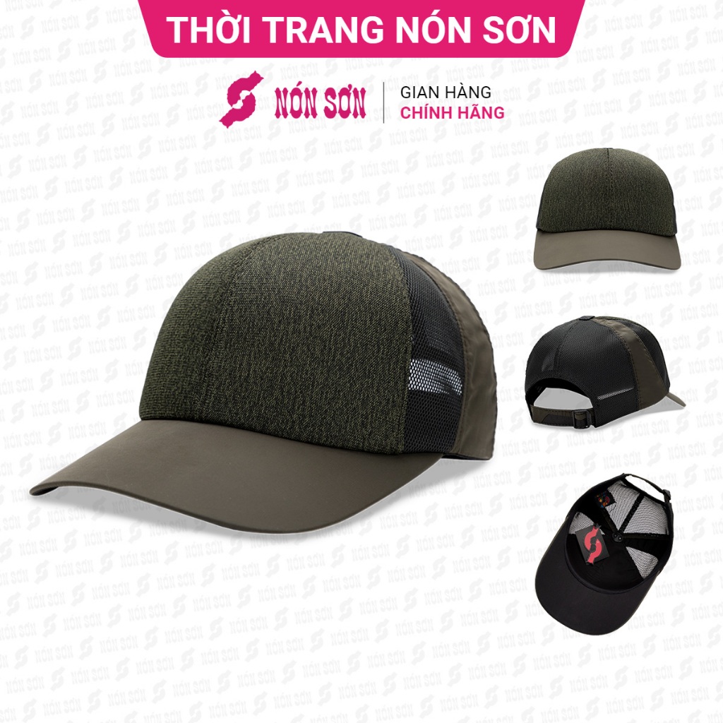 Mũ kết lưỡi trai nam nữ thời trang NÓN SƠN-MC020-XR1