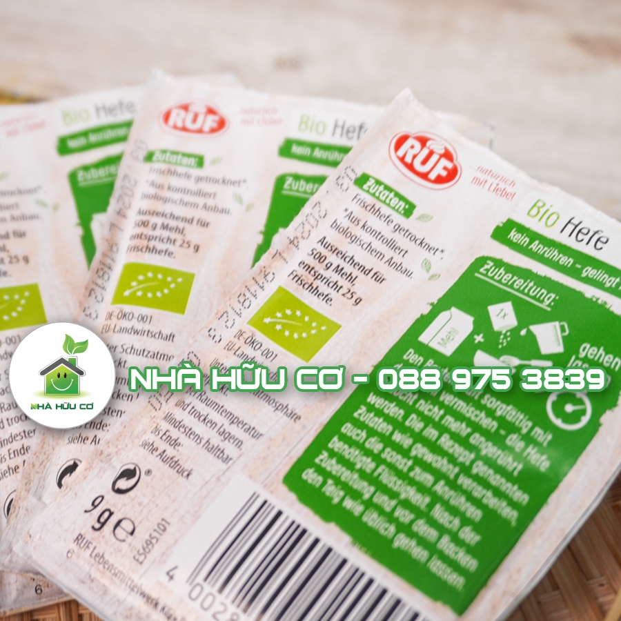 Men nở HỮU CƠ - Thương hiệu: RUF - Date: 2/2024 - Nhà Hữu Cơ