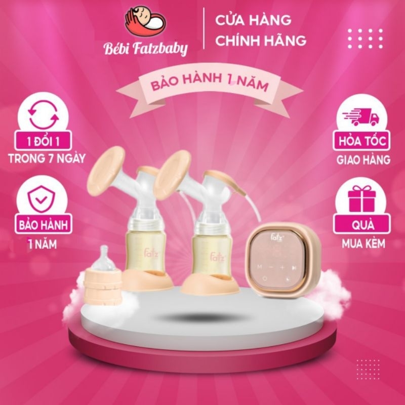 mẫu mới nhất Máy hút sữa điện đôi Fatz.baby Resonance 3 Plus+