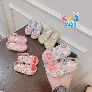 (FORM NHỎ) Giày Sandal Nhựa Hình Mario Thời Trang Hàn Quốc Cho Bé SA23119