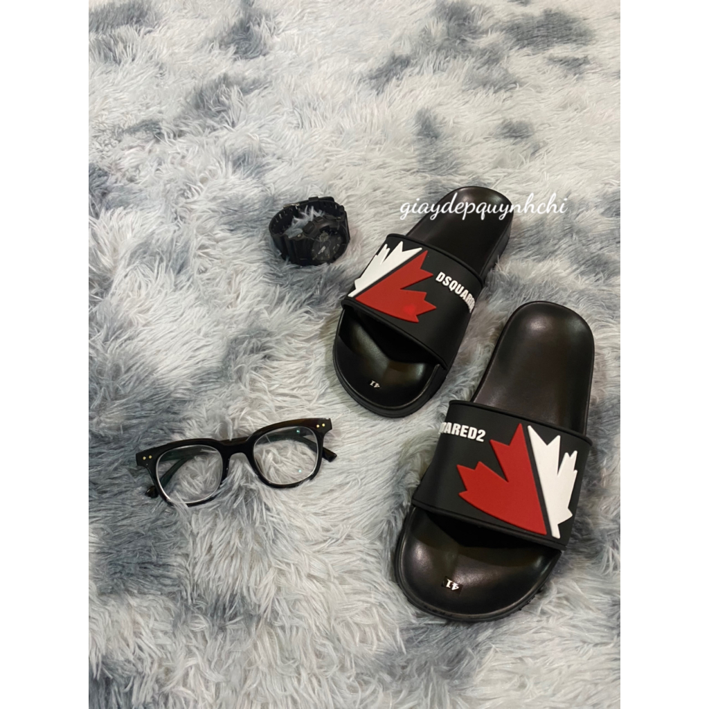 Dép nam nữ quai ngang hình chiếc lá phong cách thời thượng HOT HIT