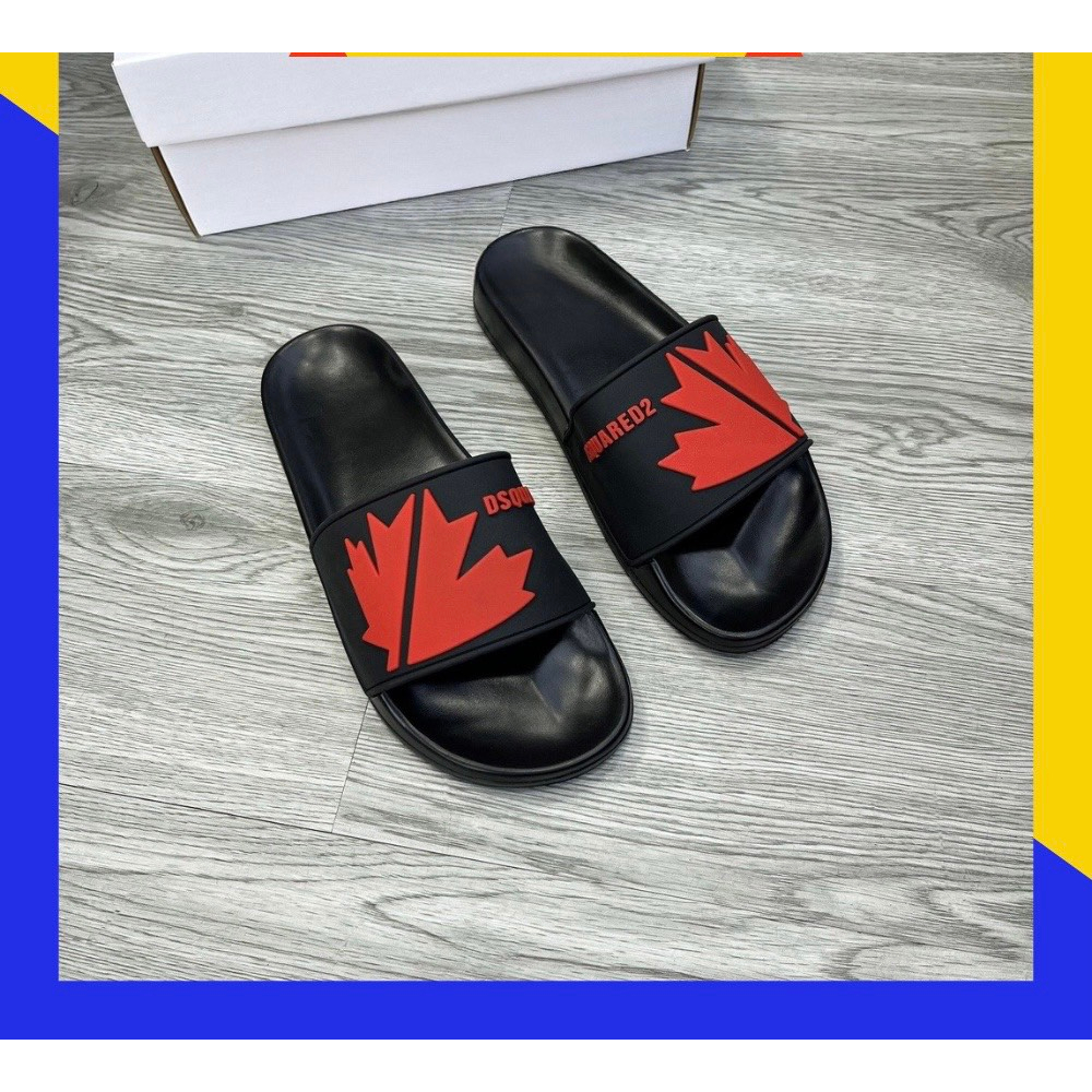 Dép nam nữ quai ngang hình chiếc lá phong cách thời thượng HOT HIT