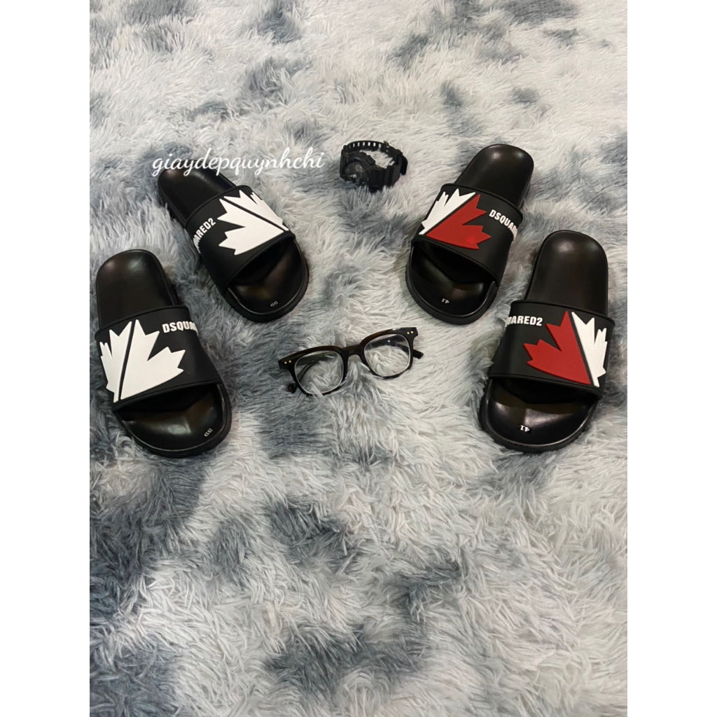 Dép nam nữ quai ngang hình chiếc lá phong cách thời thượng HOT HIT