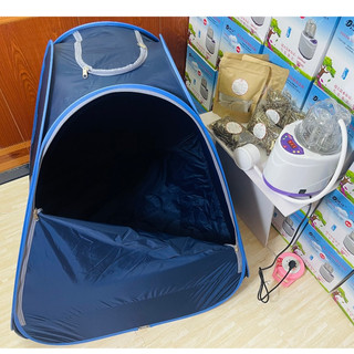 Lều Xông Hơi Chui Đầu Tự Bung Liều Xông Vải Dày Không Thấm Nước Loại 1 - Màu Ngẫu Nhiên
