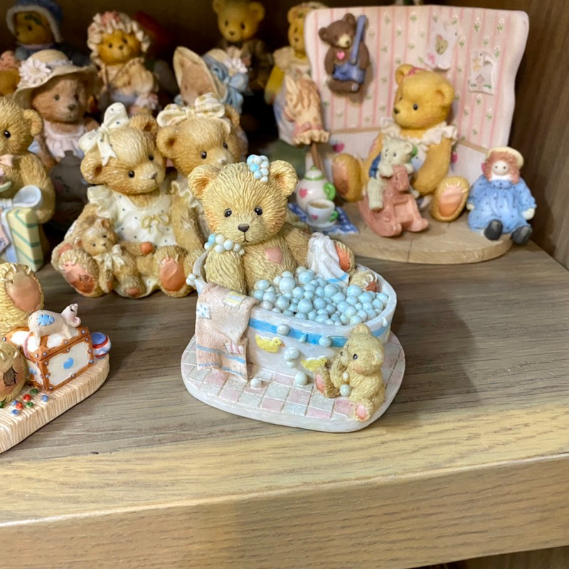 Tượng gấu Cherished Teddies decor dễ thương