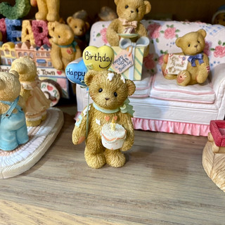 Tượng gấu Cherished Teddies decor dễ thương