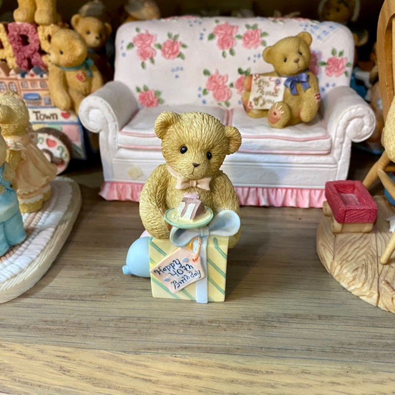Tượng gấu Cherished Teddies decor dễ thương