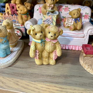 Tượng gấu Cherished Teddies decor dễ thương