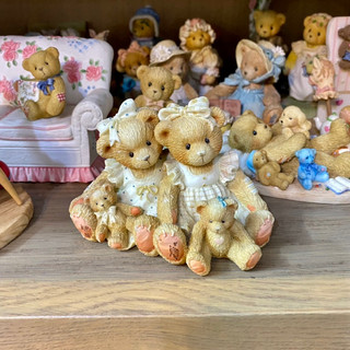 Tượng gấu Cherished Teddies decor dễ thương