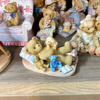 Tượng gấu Cherished Teddies decor dễ thương
