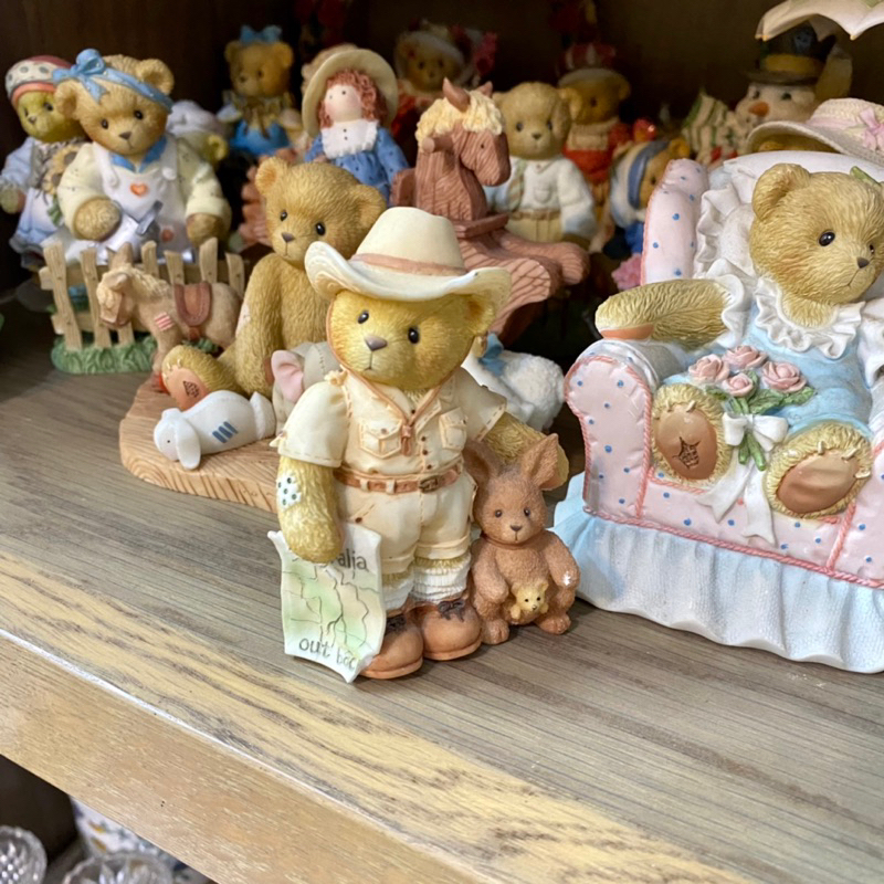 Tượng gấu Cherished Teddies decor dễ thương