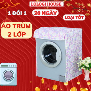 Áo trùm bọc máy giặt cửa ngang 9 đến 10kg chống thấm nước chống bụi loại dày cao cấp