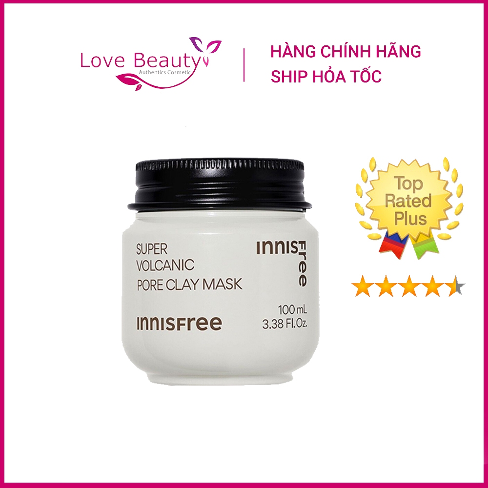 Mặt Nạ Đất Sét Tro Núi Lửa Innisfree Super Volcanic Pore Clay Mask 2X 100ml