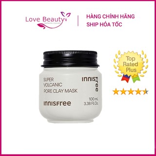 Mặt Nạ Đất Sét Tro Núi Lửa Innisfree Super Volcanic Pore Clay Mask 2X 100ml