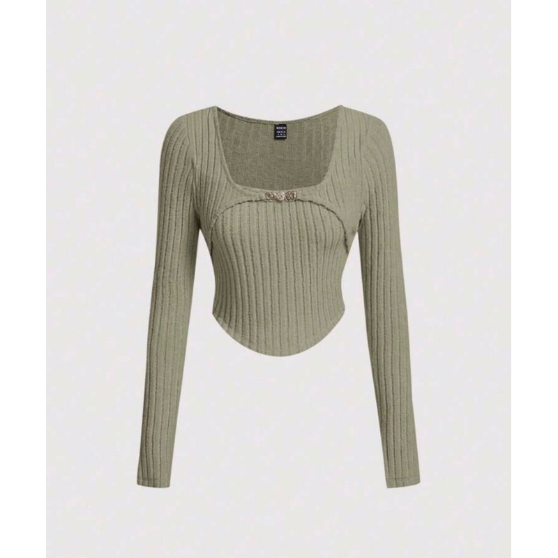 Áo body len tăm dài tay