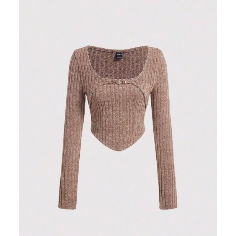 Áo body len tăm dài tay