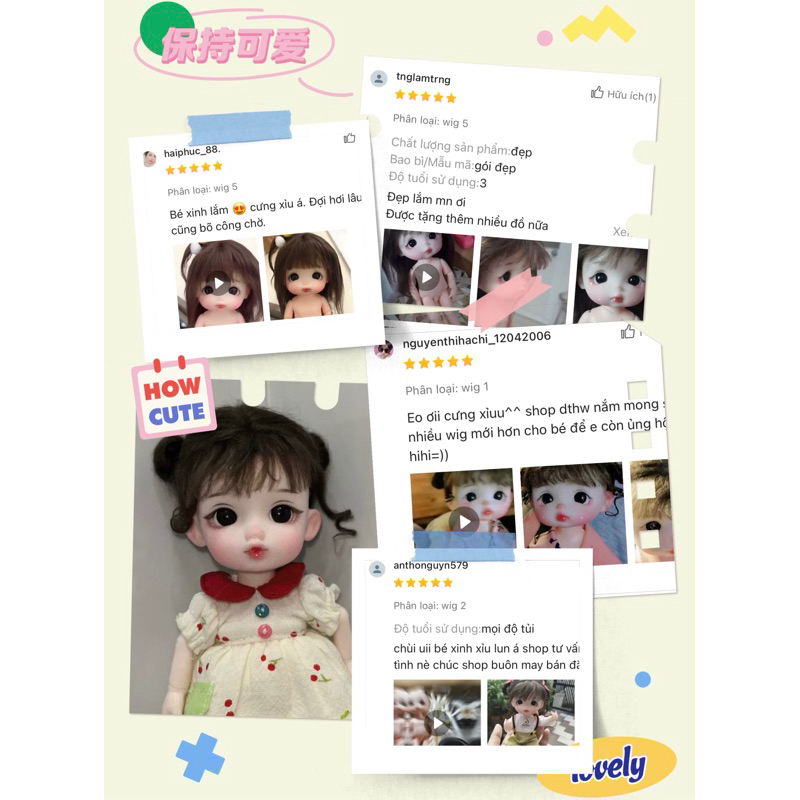 🌷Búp bê Baboily đã faceup🌷