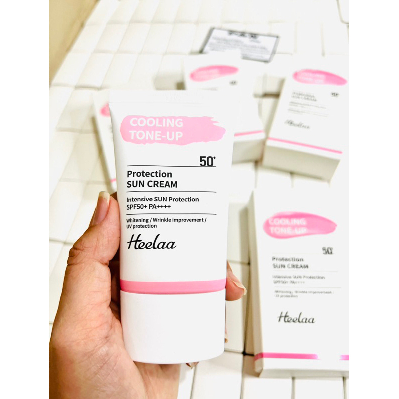 Chống nắng HEELAA chống nắng spf50+, nâng tông, làm trắng