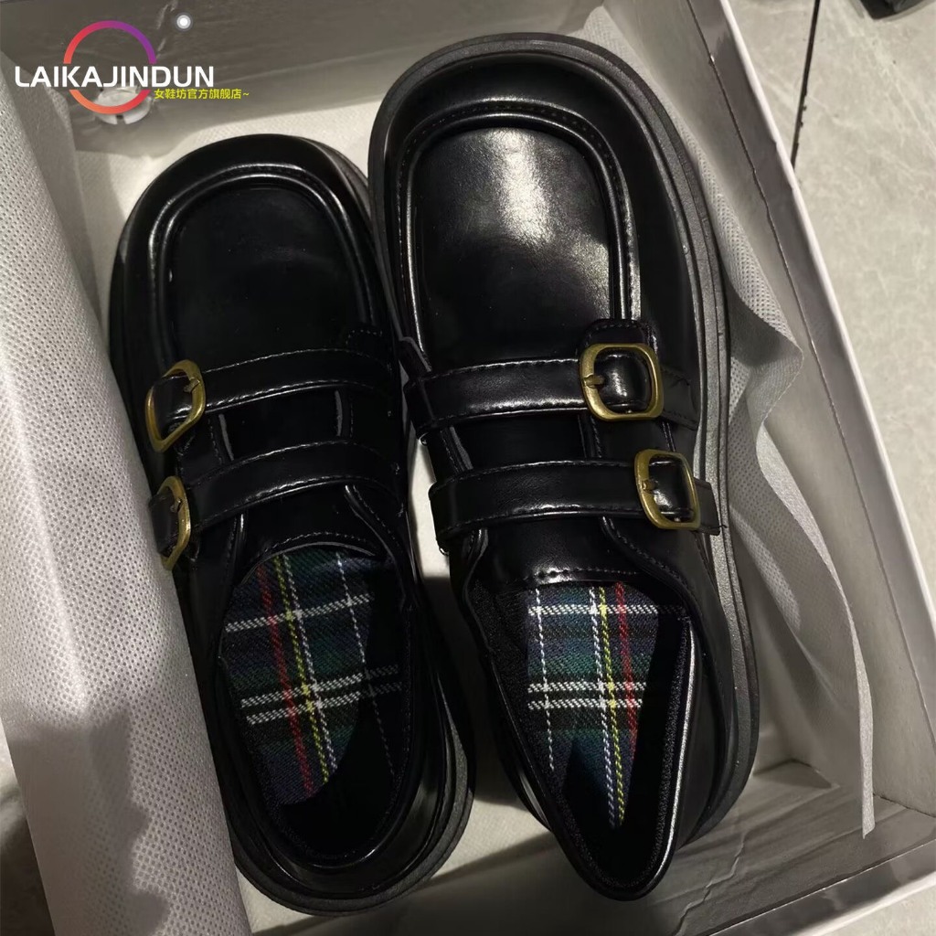 Giày oxford nữ đế cao 5cm kiểu ulzzang phong cách học sinh Hàn Quốc