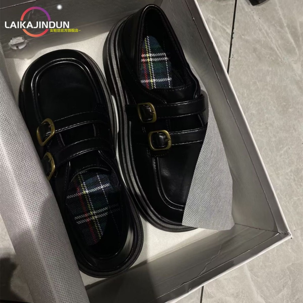 Giày oxford nữ đế cao 5cm kiểu ulzzang phong cách học sinh Hàn Quốc