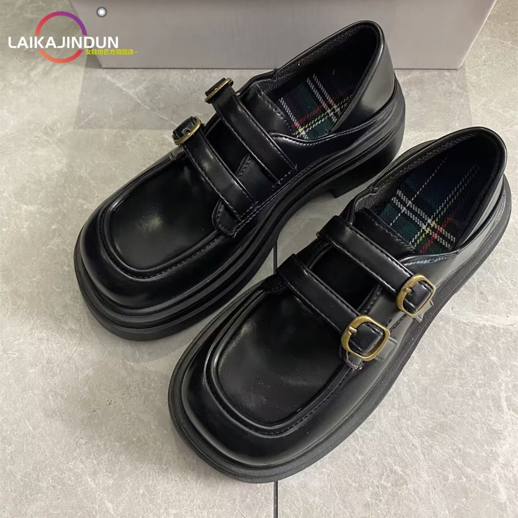 Giày oxford nữ đế cao 5cm kiểu ulzzang phong cách học sinh Hàn Quốc