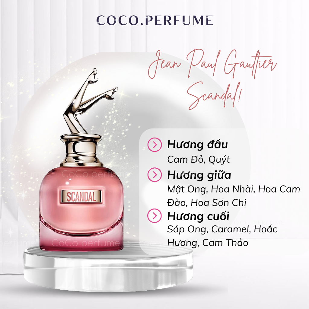 Nước hoa nữ Scandal - So Scandal 80ml - Ngọt ngào cá tính sexy đầy quyến rũ - coco.cosmetic