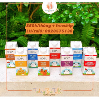 [𝑫𝑨𝑻𝑬 𝑿𝑨 ] SỮA BÒ TƯƠI HỮU CƠ KOITA ĐỦ VỊ (200ml) - Organic Milk