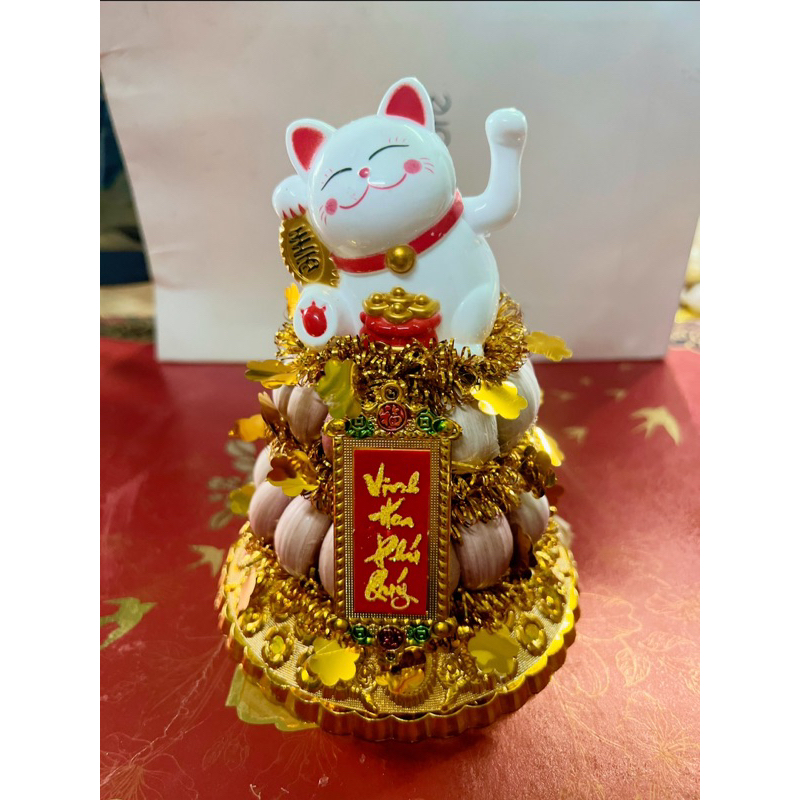 Tháp tỏi Mèo chiêu tài mới 2024