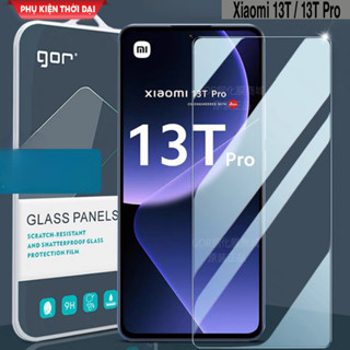 Cường lực Gor Xiaomi 13T / 13T Pro / 14T / 14T Pro trong suốt trơn mượt hạn chế vân tay tặng keo chống hở mép