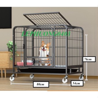   Hỏa tốc  Chuồng chó nan ống lồng chó cao cấp sơn tĩnh điện size 61cm,80cm 90cm 