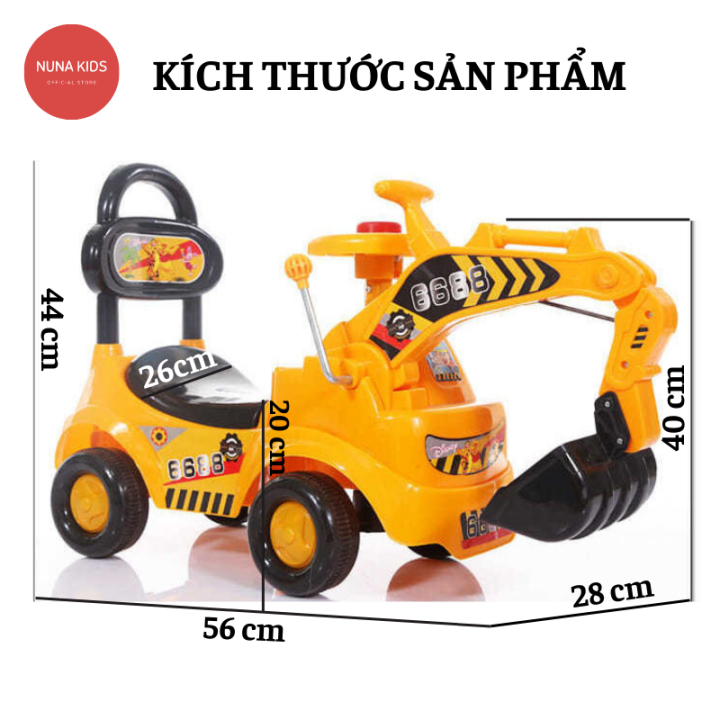 Xe Cẩu Chòi Chân  Cho Bé Từ 1-4 Tuổi