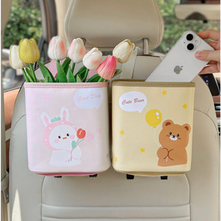 Túi đựng đồ đa năng sau lưng ghế hình bé thú dễ thương chống thấm nước cho xe ô tô