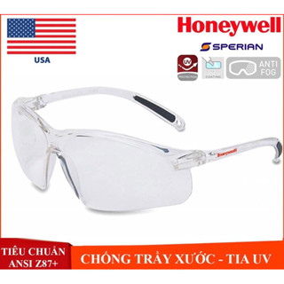 Kính bảo hộ Honeywell A700 màu trắng Mắt kính chống bụi, chống tia UV, chống trầy xước, đọng sương