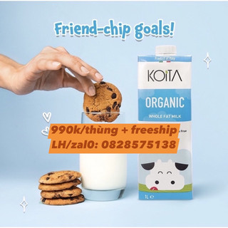 [ KOITA ] Sữa tươi nguyên kem hữu cơ - 1 lít
