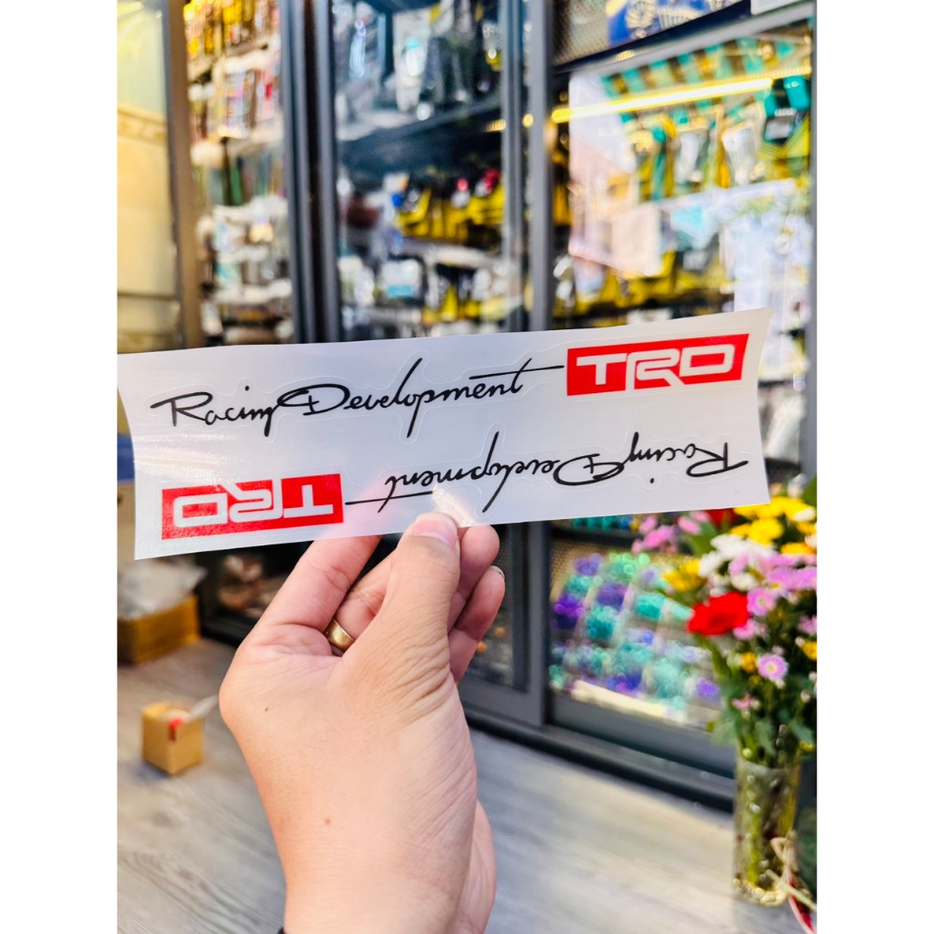 Tem Dán Chữ Ký in trong , dành cho xe màu sáng