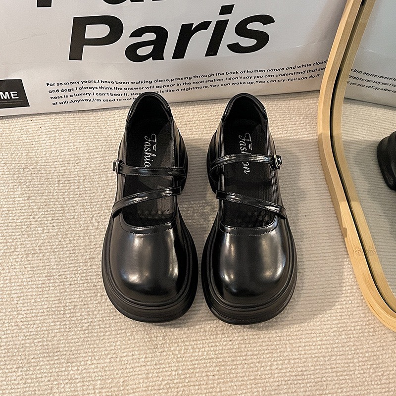 Giày Búp Bê lolita Đế Độn Khét Eo Hàng Quảng Châu Cao Cấp