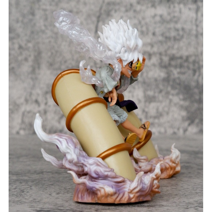 Mô Hình One Piece Luffy trượt ống nước cao 12cm nặng 500g - Figure OnePiece - Có Hộp Màu Toy Đồ Chơi