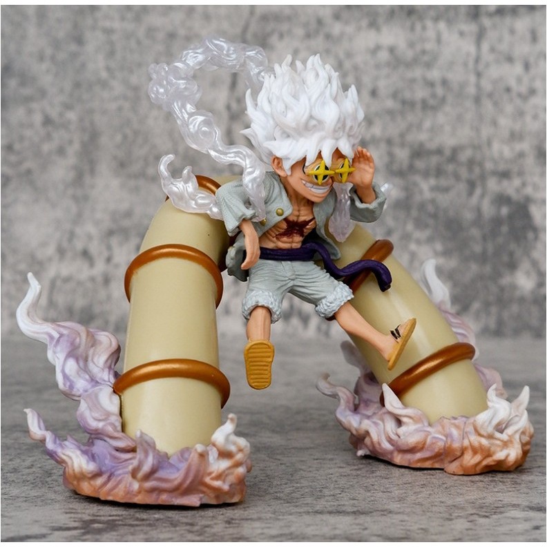 Mô Hình One Piece Luffy trượt ống nước cao 12cm nặng 500g - Figure OnePiece - Có Hộp Màu Toy Đồ Chơi