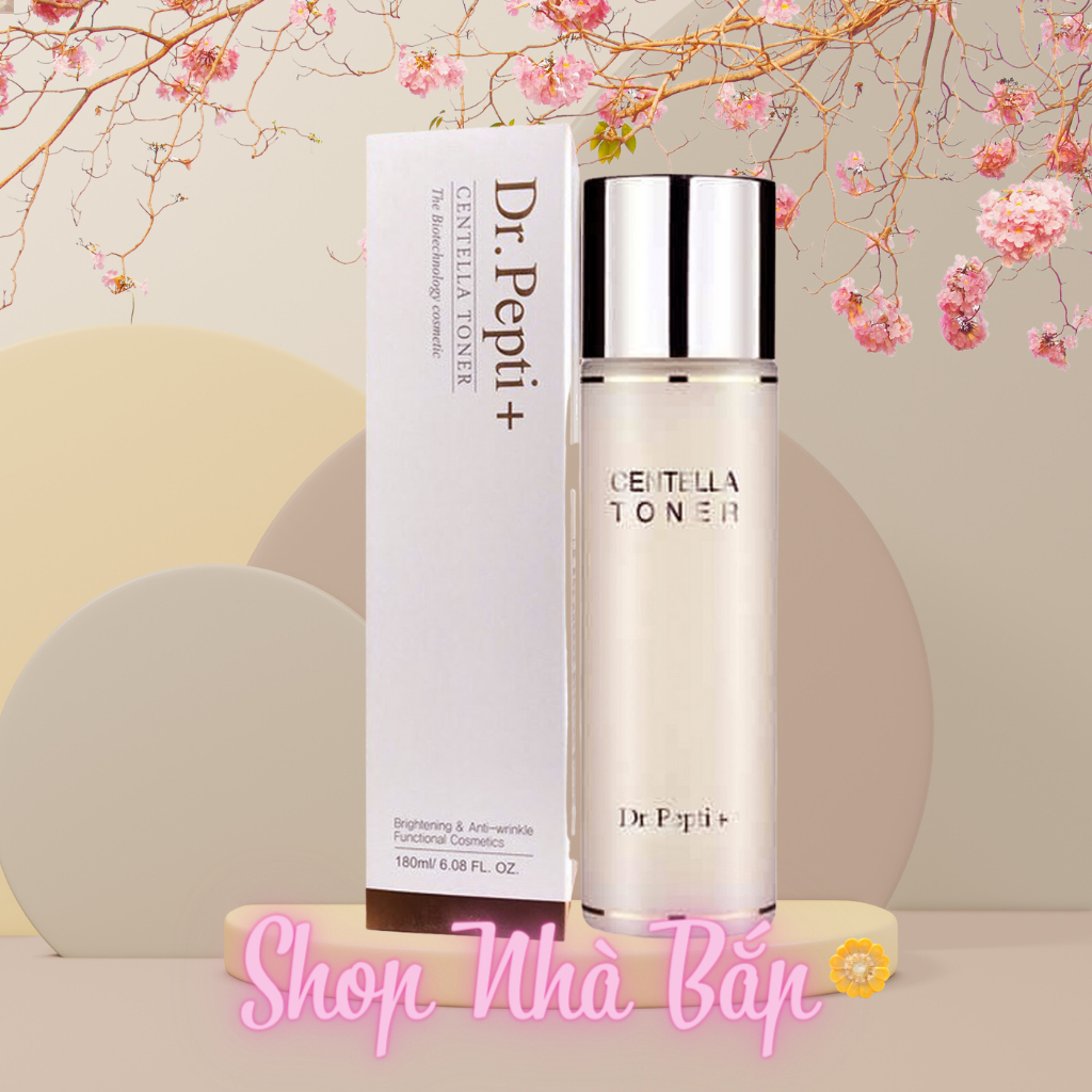 Combo 2 Món Serum và Tone Hoa Hồng Dr.pepti Centella !