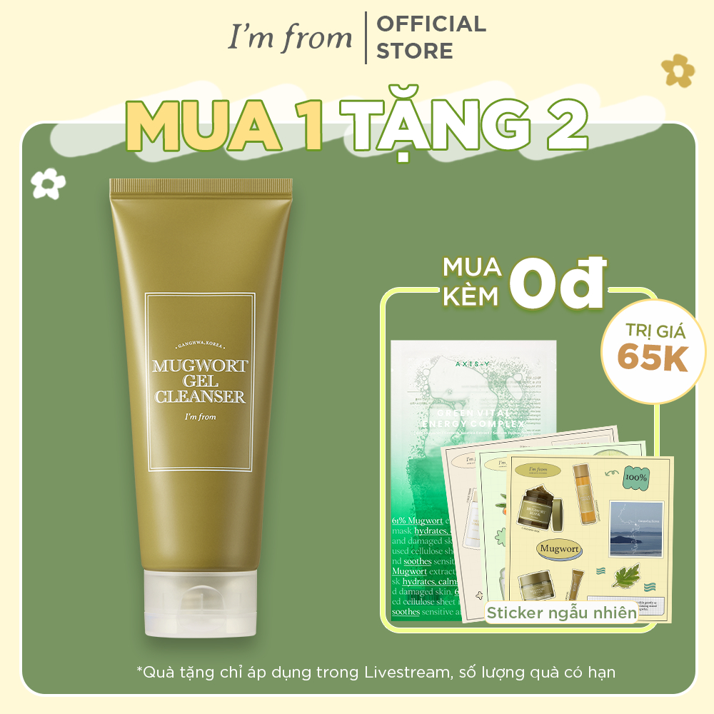I'm From Sữa rửa mặt Mugwort Gel Cleanser 150ml