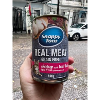 Pate cho mèo Snappy tom lon 400g (Đủ 4 Vị)