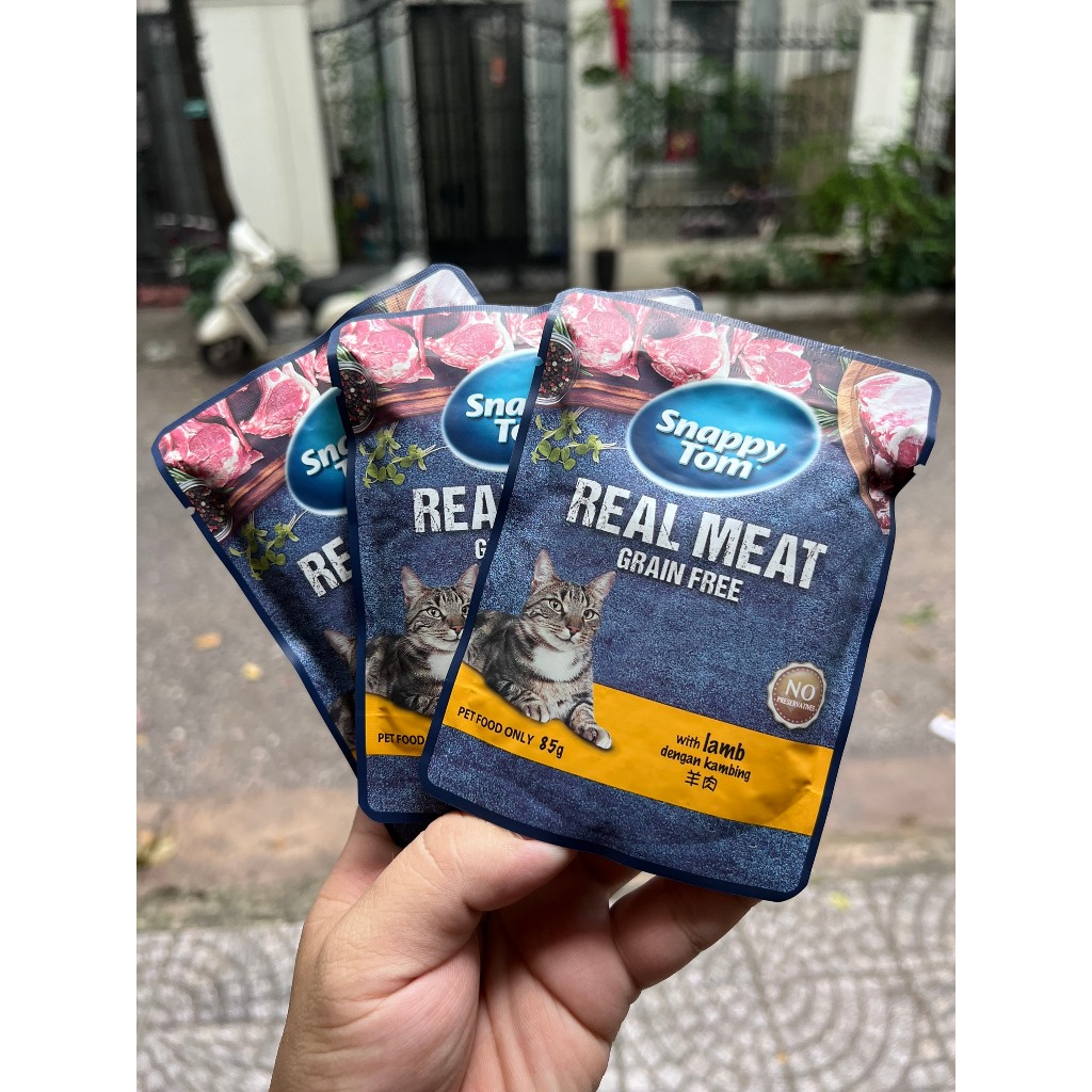Pate cho mèo Snappy Tom Gói 85g (Đủ 4 vị)
