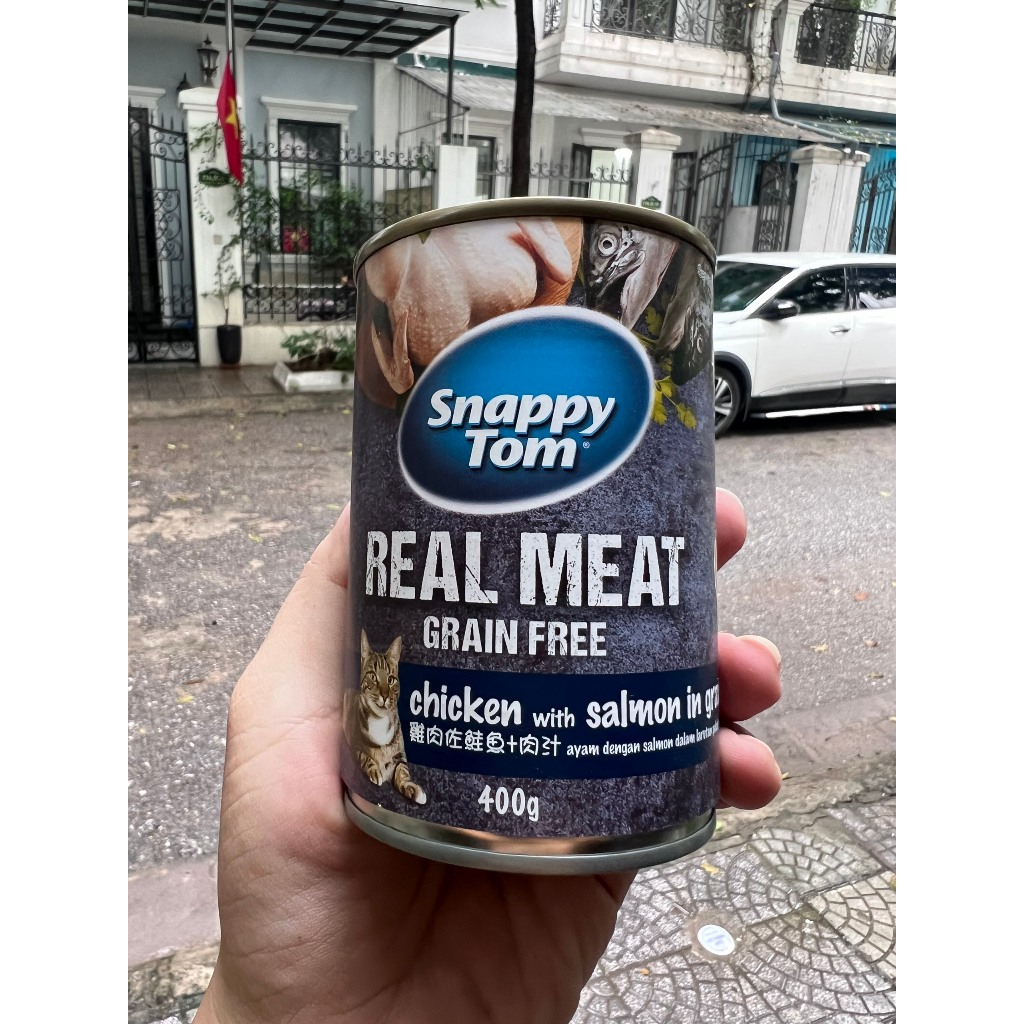 Pate cho mèo Snappy tom lon 400g (Đủ 4 Vị)