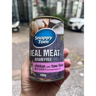 Pate cho mèo Snappy tom lon 400g (Đủ 4 Vị)