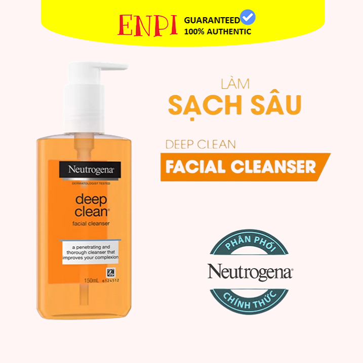 Sữa rửa mặt làm sạch sâu Neutrogena Deep Clean Facial Cleanser