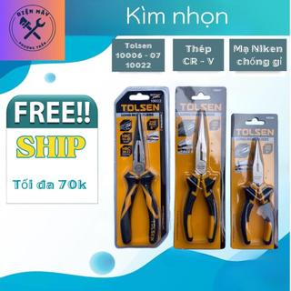 Bộ 3 kìm nhọn tolsen 10006 , tolsen 10007 , tolsen 10022