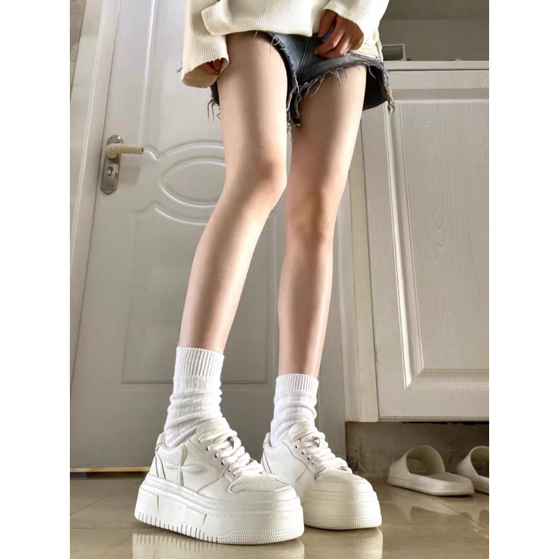 Giày thể thao cho nữ đế bánh mỳ cao 5cm hàng loại 1 chất lượng cao - shoeshi