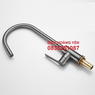 Vòi nước rửa chén lạnh, vòi rửa chén, vòi bồn rửa bát inox cao cấp, vòi mạ nano, vòi chống bán vân tay