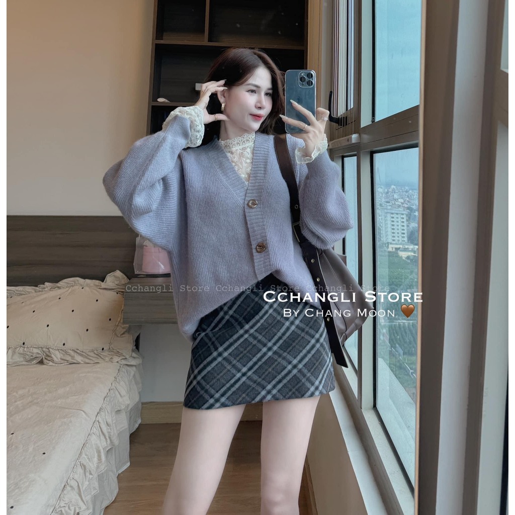 Áo cardigan trơn form rộng siu hot full 8 màu