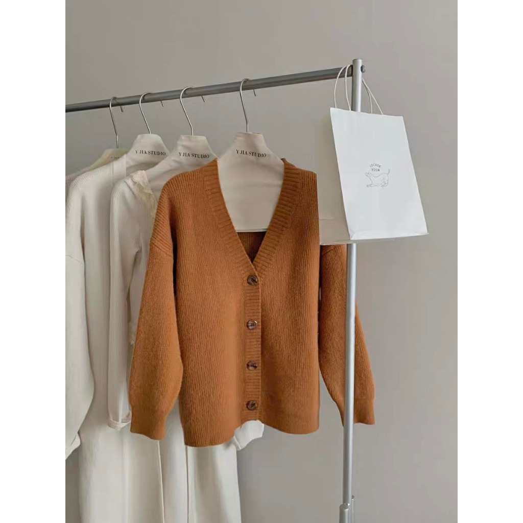 Áo cardigan trơn form rộng siu hot full 8 màu